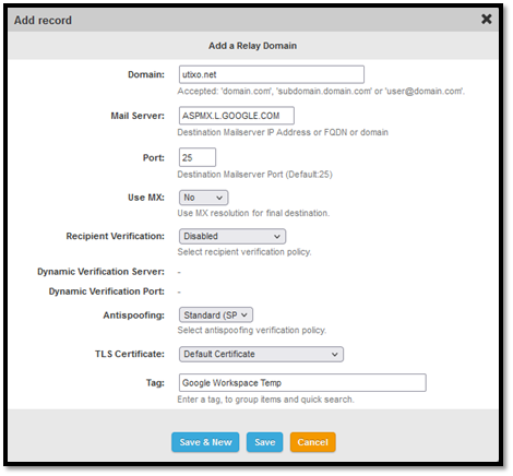 Email security suite Libraesva with Utixo