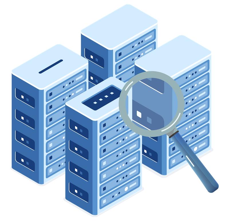 Immagine che raffigura l'analisi dei server effettuata da 360 Monitoring